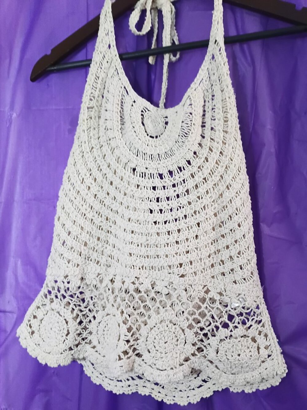 Surf Gypsy Women's Crocheted Halter Size Small